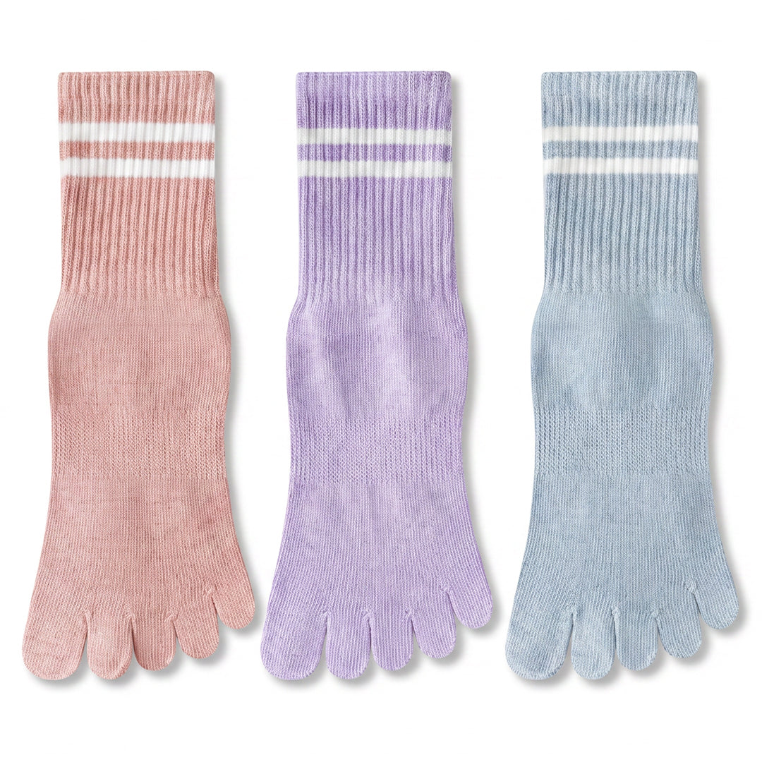Silix™ Standard Grip Socks - (3pcs)Grip harder. Stretch easier. Feel grounded.