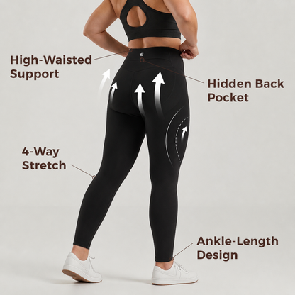 Silix Hidden Pocket Lifestyle Leggings - Move Freely. Carry Less. Zero Compromise.