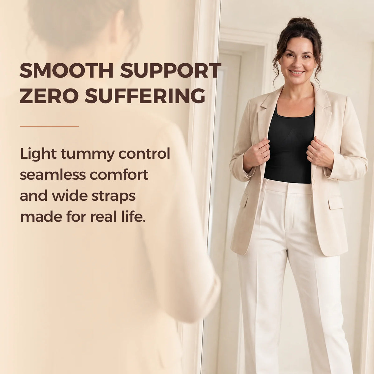 Silix Wide-Strap Tummy Control Shaping Tank