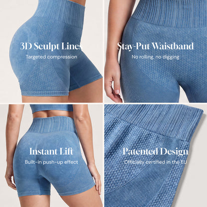 Silix™ Sand Wash Booty Shorts