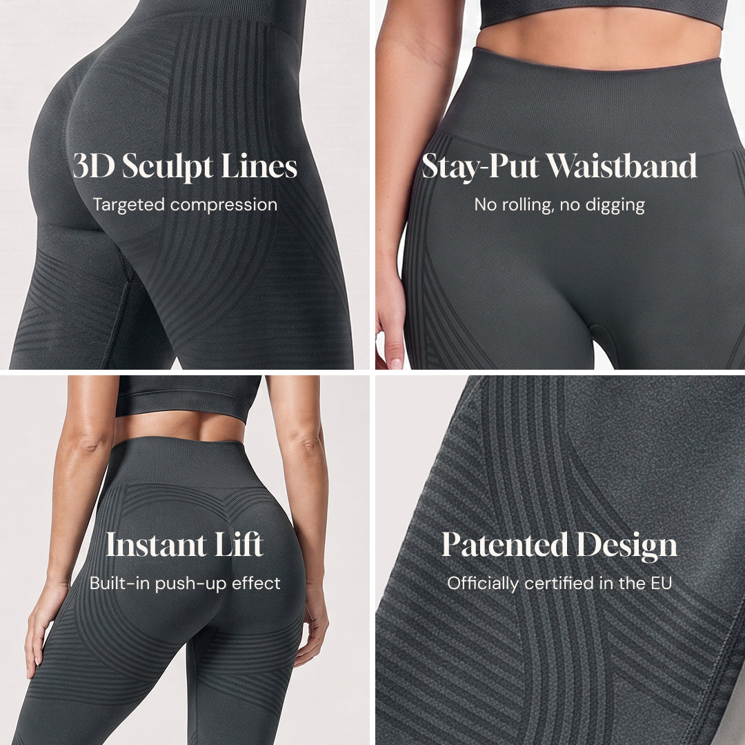Silix™ Ribbed Squat-Proof Capri Leggings