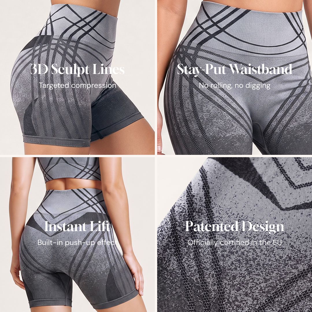 Silix™  Seamless V-Shape Active Short Set