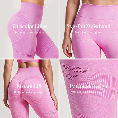 Silix™ Sand-Washed Ruched Leggings
