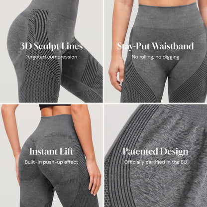 Silix™ Compresssion & Seamless Ankle Length Leggings