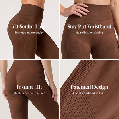 Silix™ Ribbed Ruched Sculpt Leggings