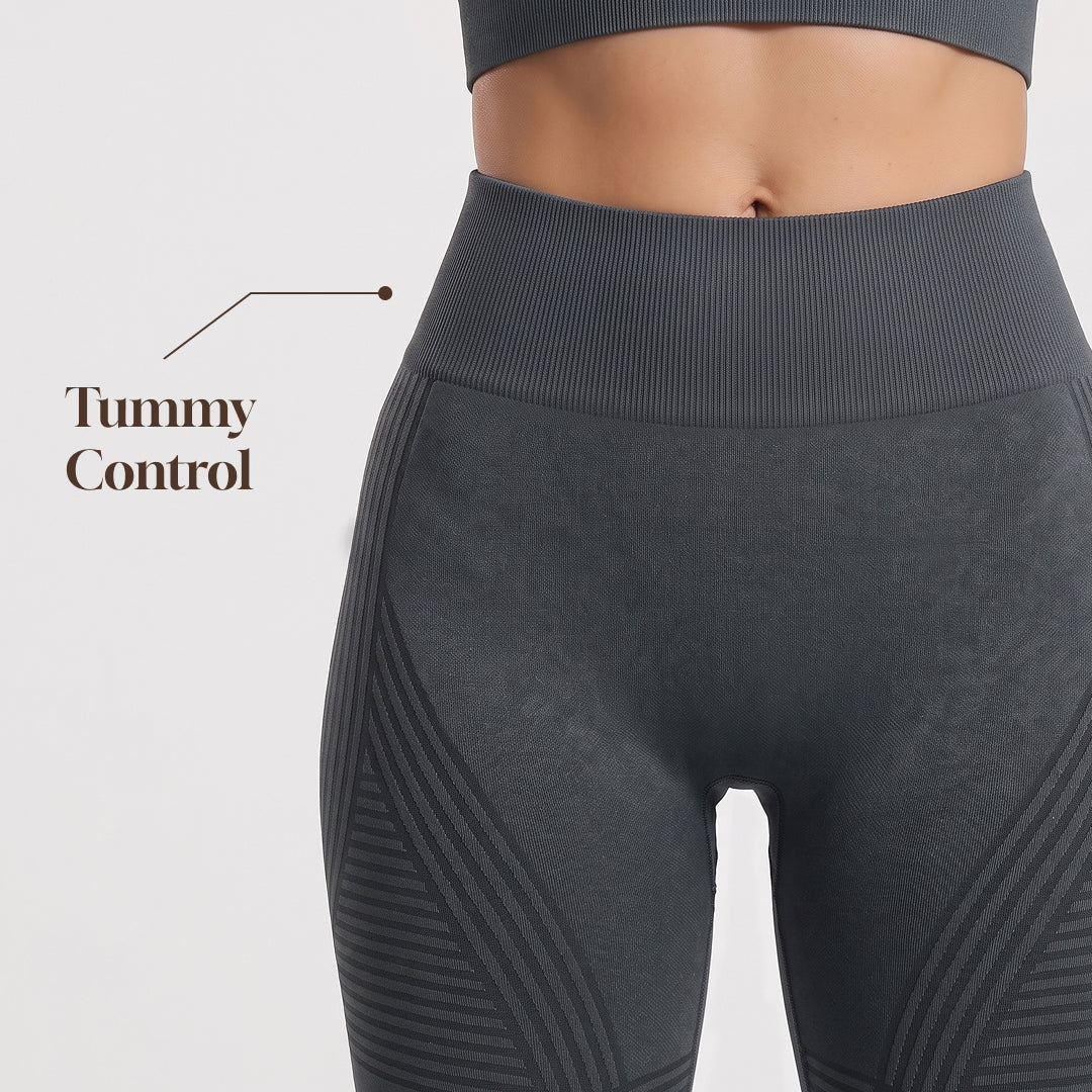 Silix™ Ribbed Squat-Proof Capri Leggings