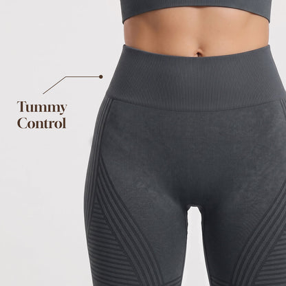 Silix™ Ribbed Squat-Proof Capri Leggings