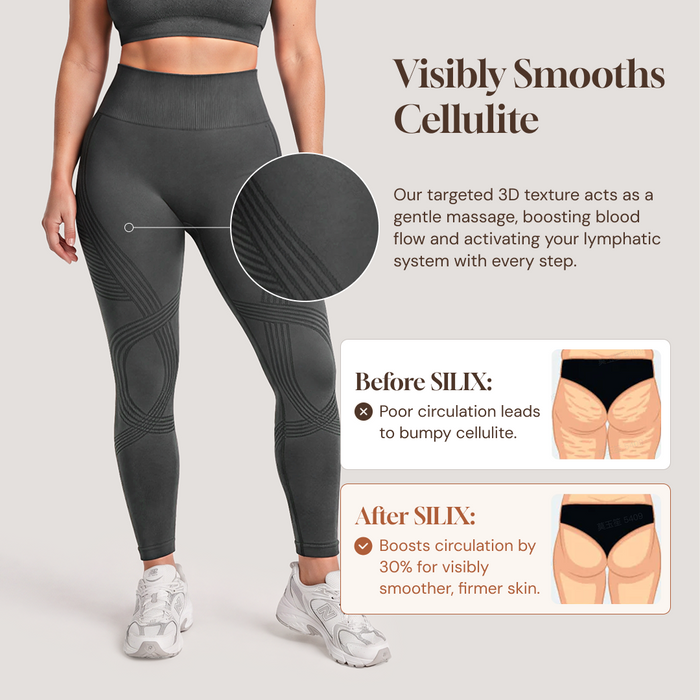 Silix™  High-Waisted Anti-Cellulite Ankle Leggings