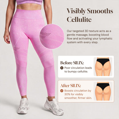 Silix™ Sand-Washed Ruched Leggings