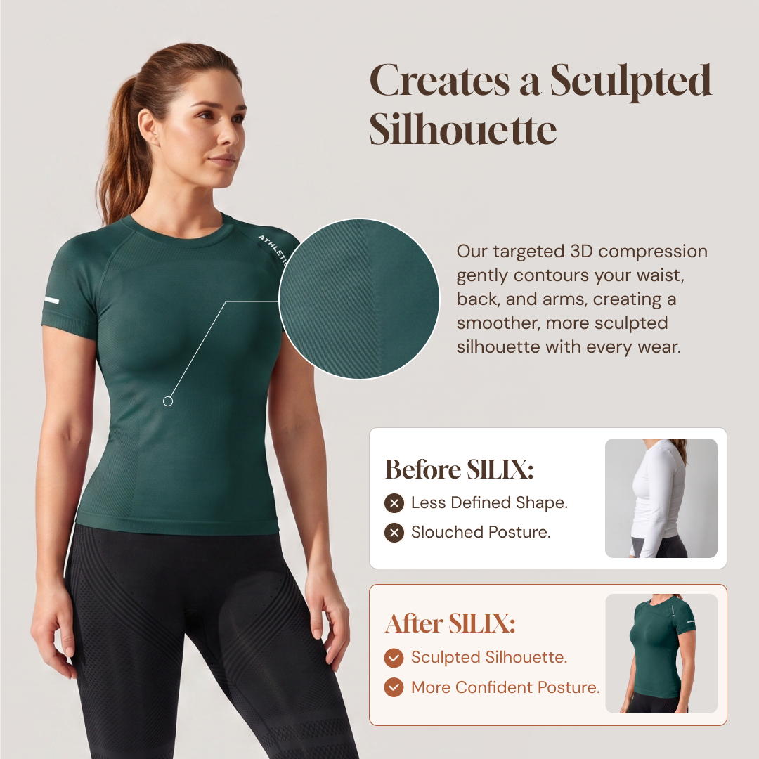 Silix™ Sculpting Short Sleeve Top