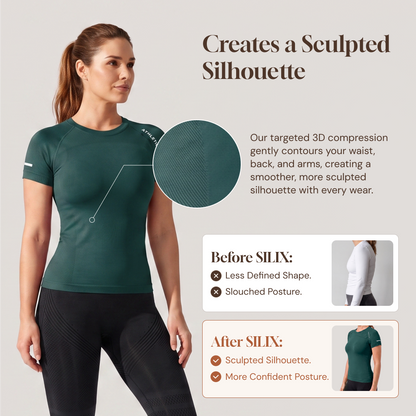 Silix™ Sculpting Short Sleeve Top
