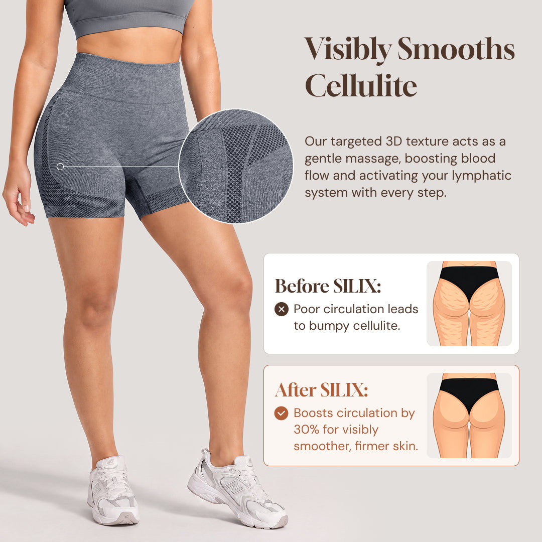 Silix™ High-Waisted Compression Booty Shorts