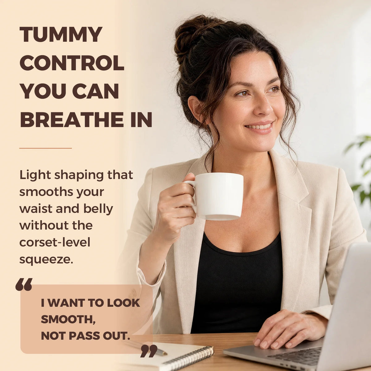 Silix Wide-Strap Tummy Control Shaping Tank