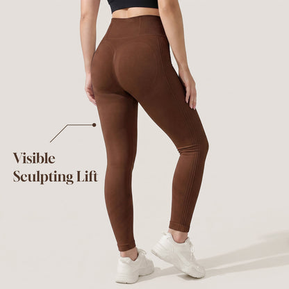 Silix™ Ribbed Ruched Sculpt Leggings