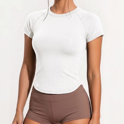 Silix ShapeFlow Crew Neck Tee | Built for Movement and Designed for Comfort