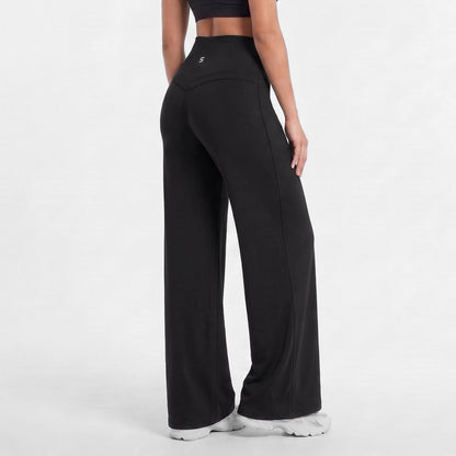 Silix™ High-Waisted Tummy-Control Wide-Leg Leggings