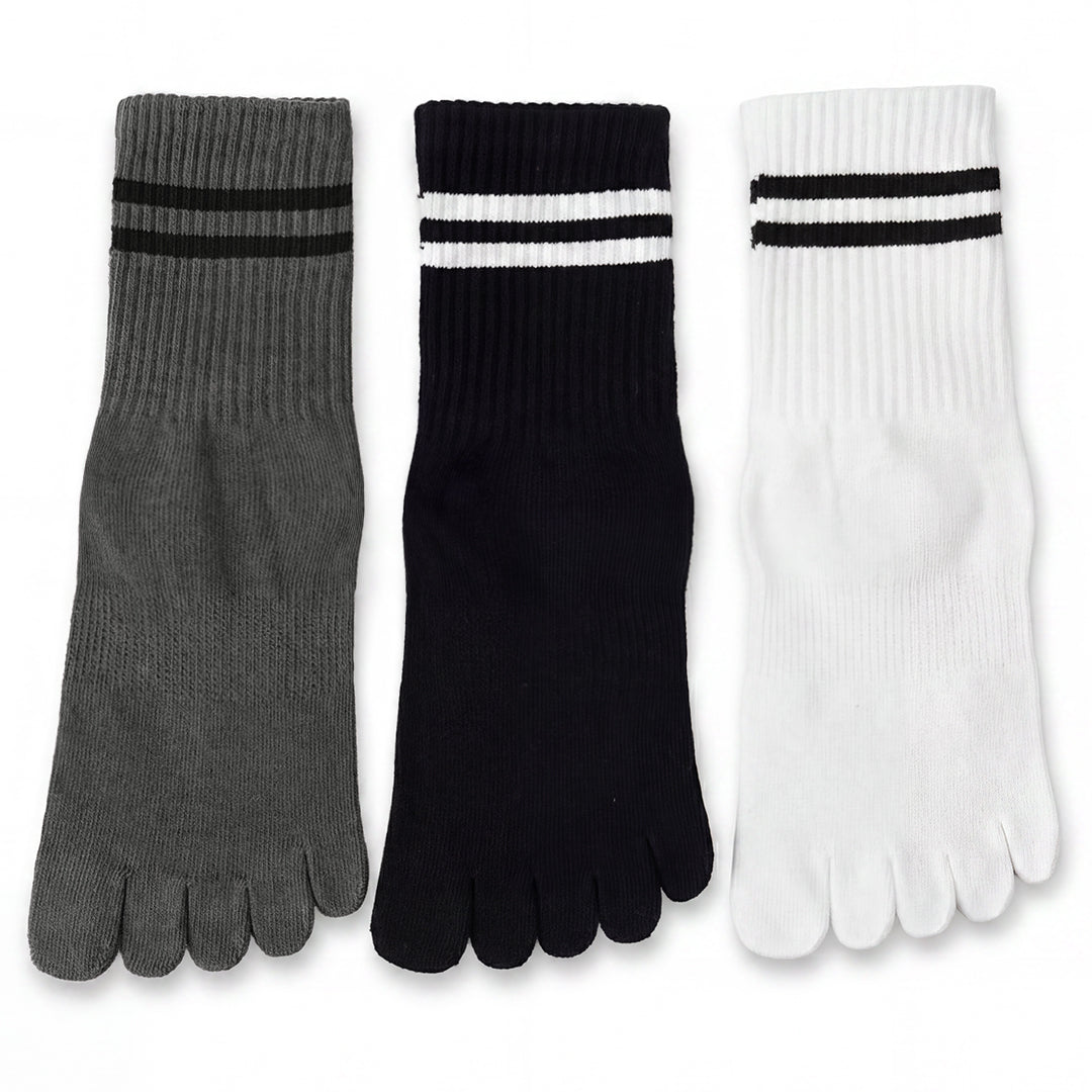 Silix™ Standard Grip Socks - （3pcs）Grip harder. Stretch easier. Feel grounded.