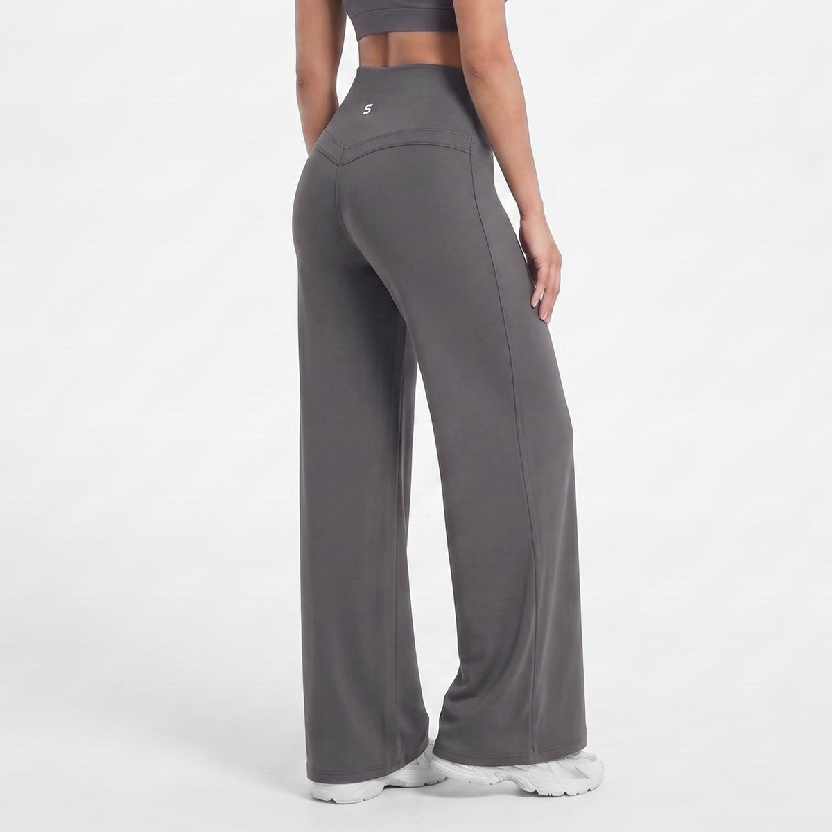 Silix™ High-Waisted Tummy-Control Wide-Leg Leggings
