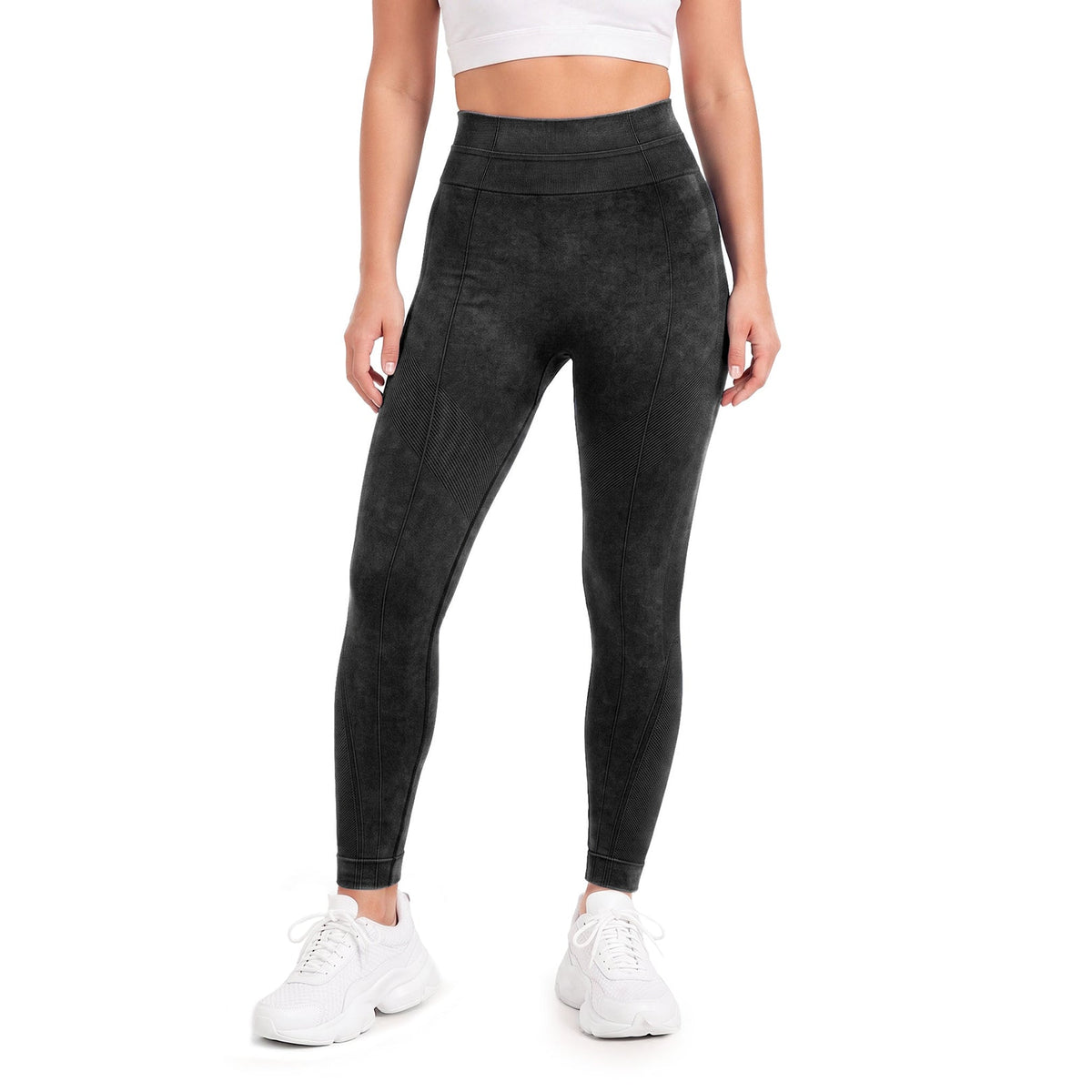 Silix™  3D-Textured Ankle-Length Leggings