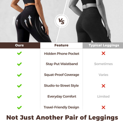Silix Hidden Pocket Lifestyle Leggings - Move Freely. Carry Less. Zero Compromise.