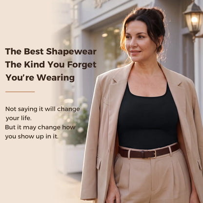 Silix Wide-Strap Tummy Control Shaping Tank