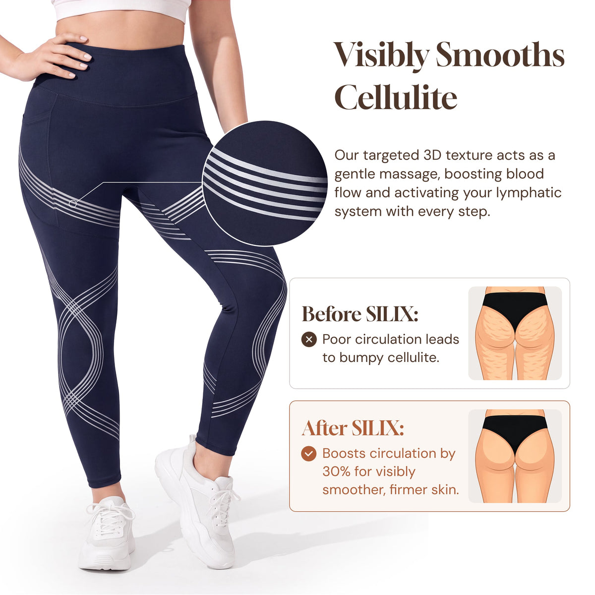 Silix™ Textured Compression Anti-Cellulite Leggings