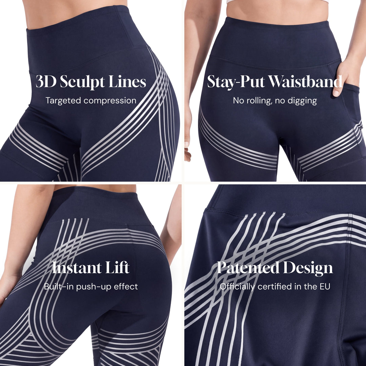 Silix™ Textured Compression Anti-Cellulite Leggings