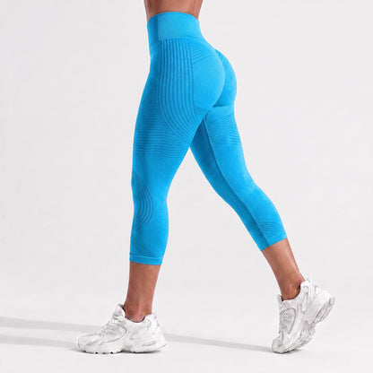 Silix™ Ribbed Squat-Proof Capri Leggings