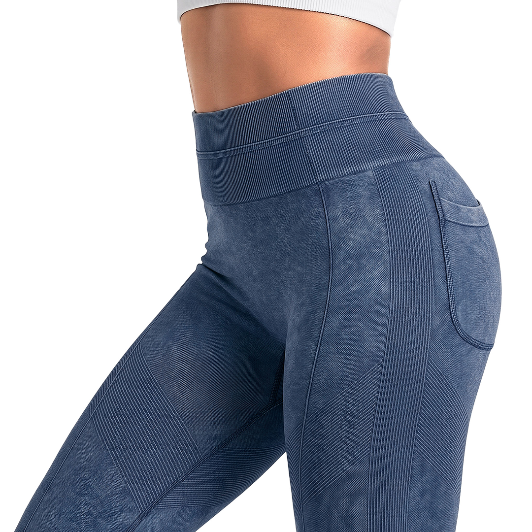 Silix™  3D-Textured Ankle-Length Leggings
